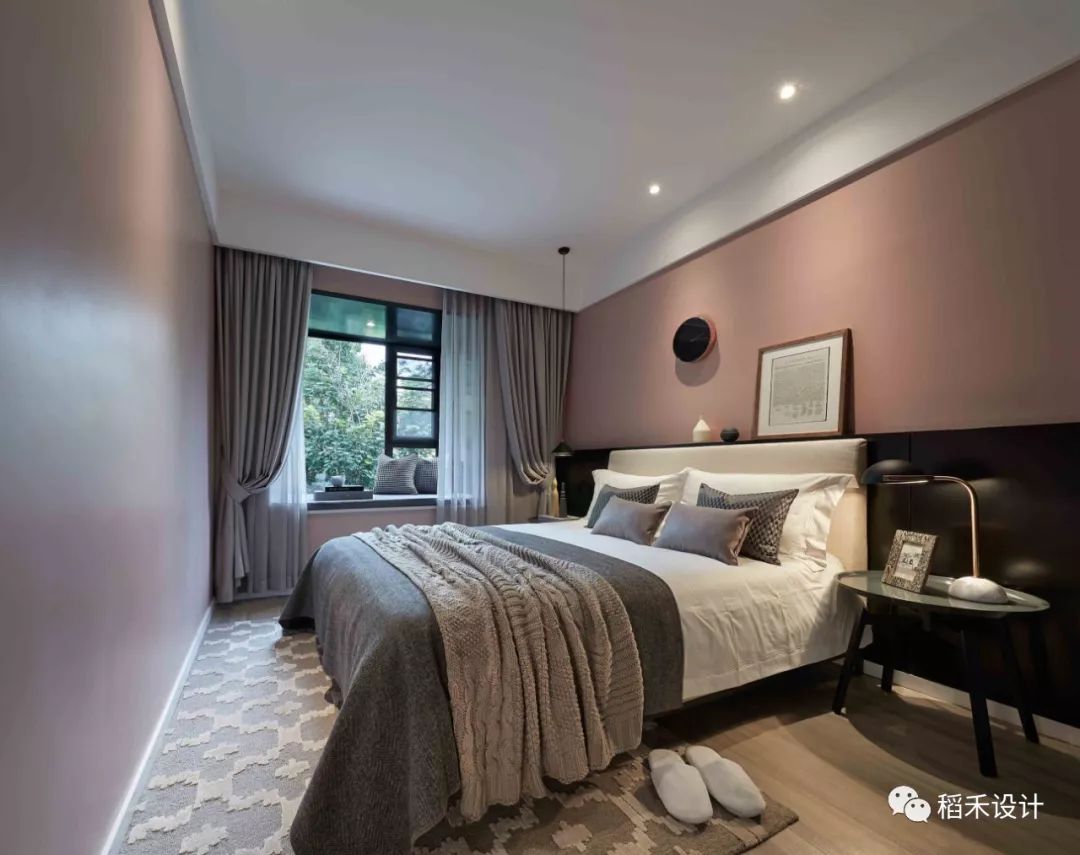 河南许昌万象水岸香郡 115M²样板间——粉色基调的时尚生活空间-17