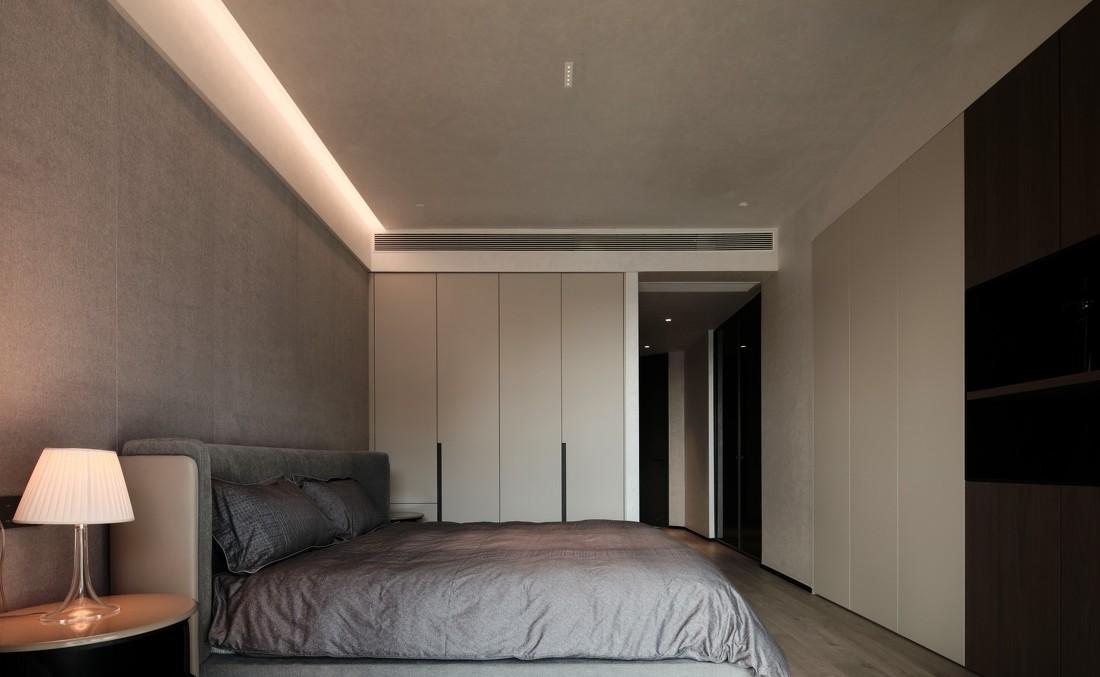 高级灰湖景房室内设计-38