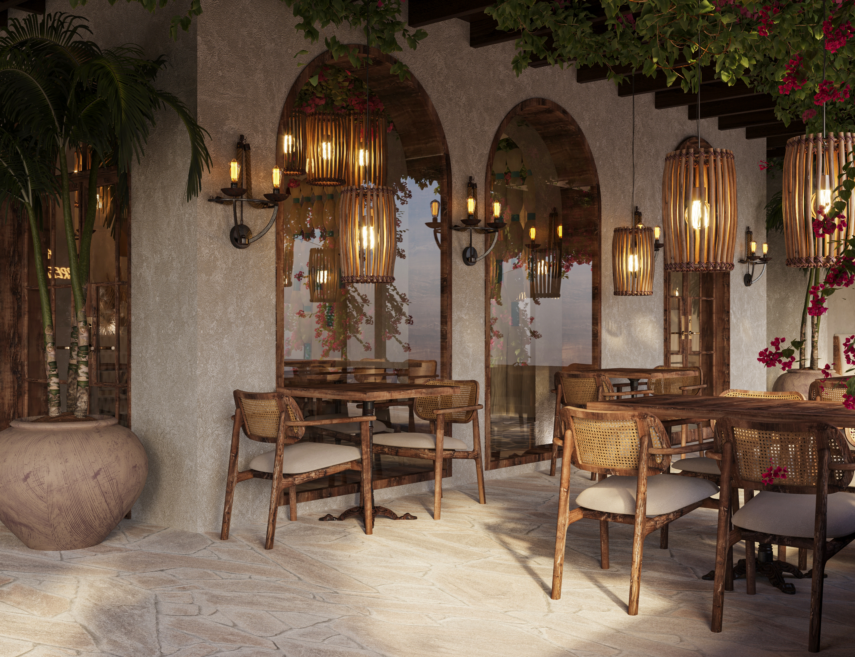 ATHENA GREEK TAVERNA 餐厅设计丨埃及丨GRAFFITI INTERIOR DESIGN-15