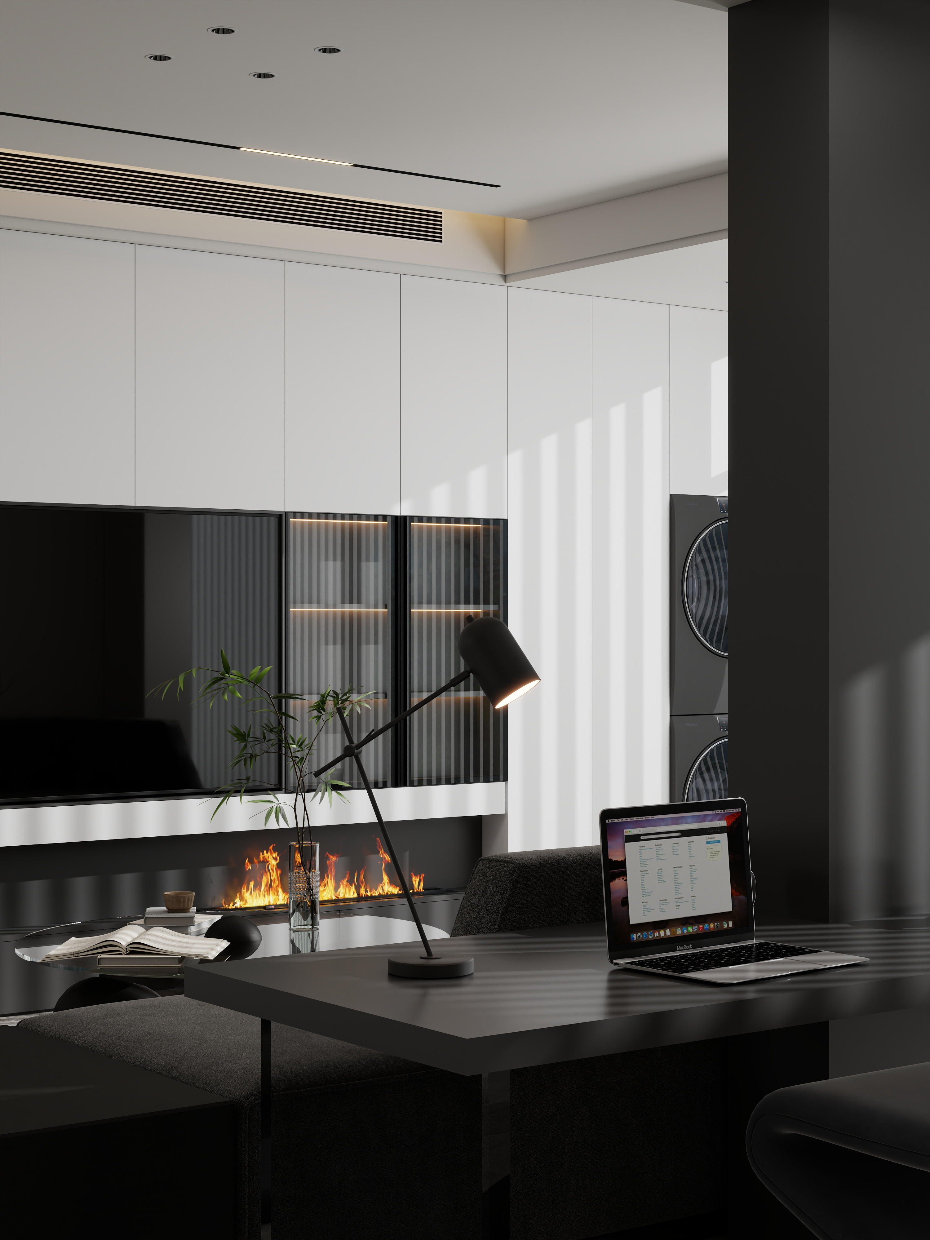 《星汇云城·墨白序曲》极简现代整装设计丨中国广州丨广州市至雅设计装饰工程有限公司-49