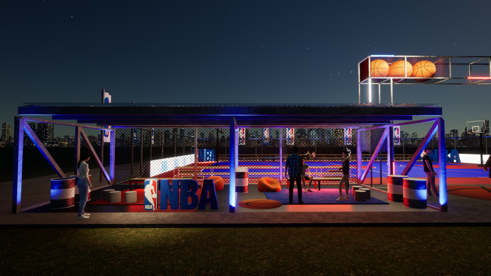 Cenografia de Evento da NBA-2