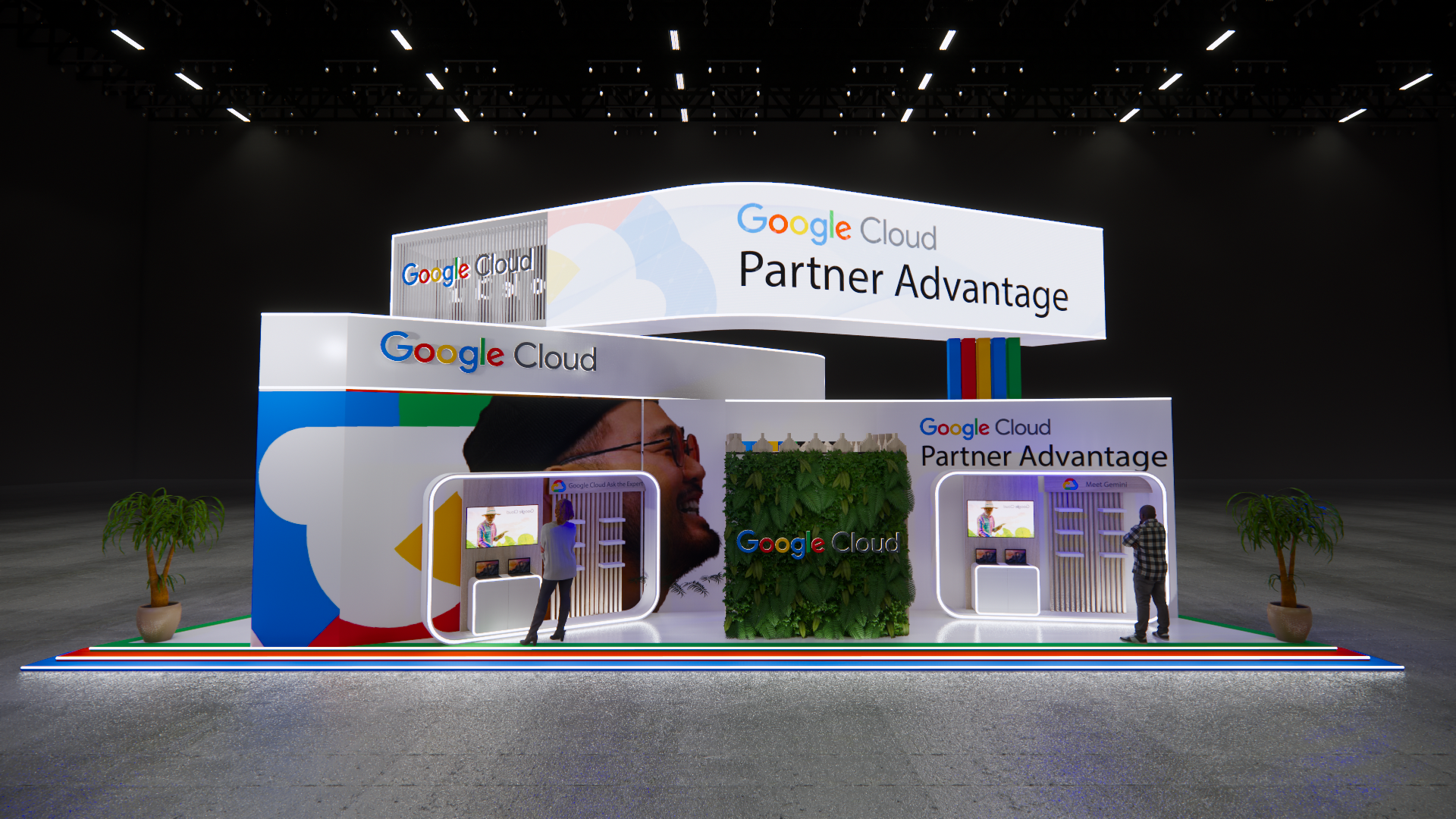 Google exhibition stand , event design-1