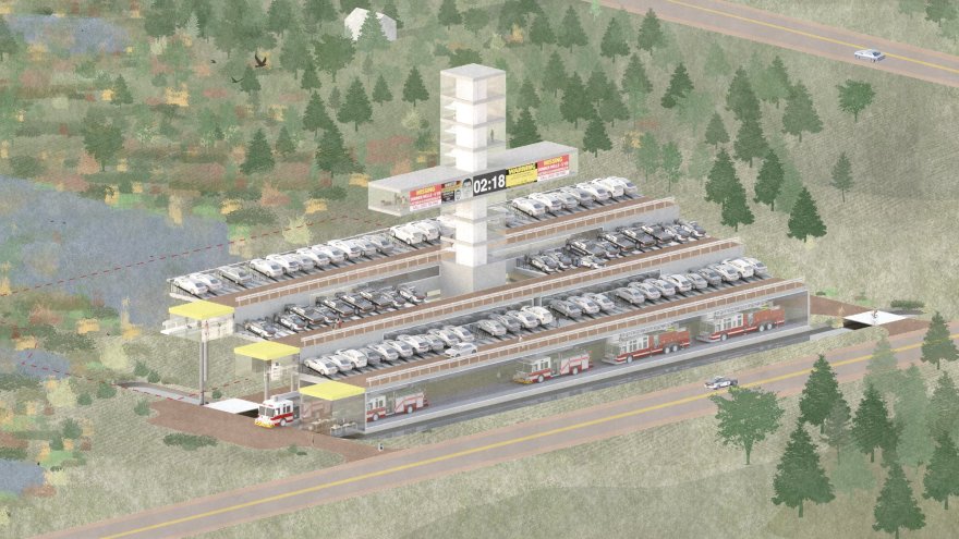 沃特敦警察与消防部门丨加拿大丨D'Arcy Jones Architects-6