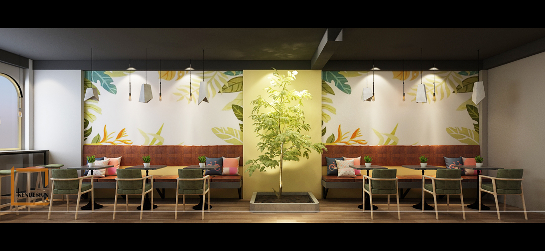 Yellow Tea奶茶店设计丨KenDesign-18