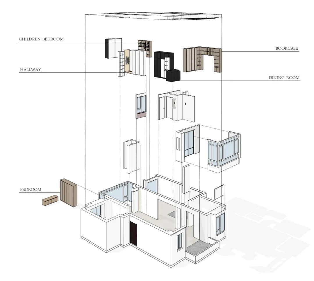 水泥漆+原木，感受极简的温度 | 吾索设计-70