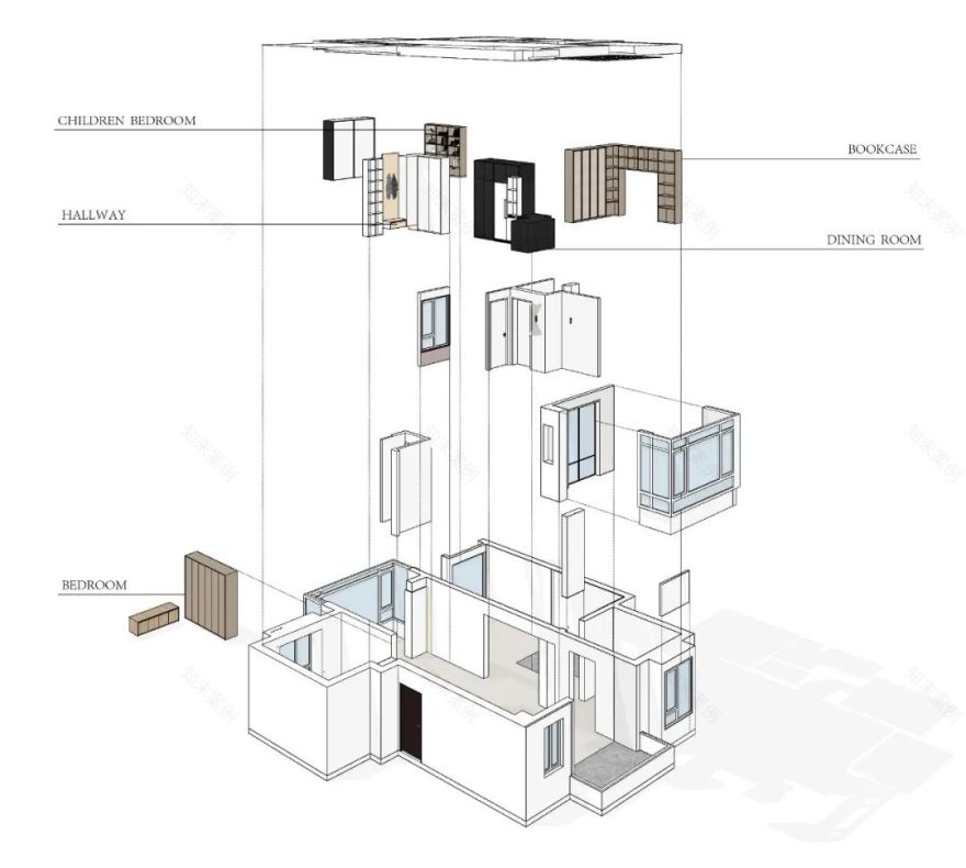 水泥漆+原木,感受极简的温度 | 吾索设计-70