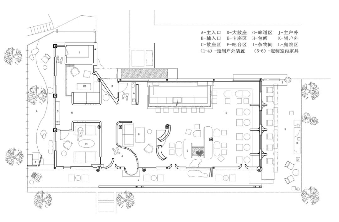 麻省后院 · 融合自然与现代的威士忌鸡尾酒吧设计丨中国成都丨东己壤设计研究室-38