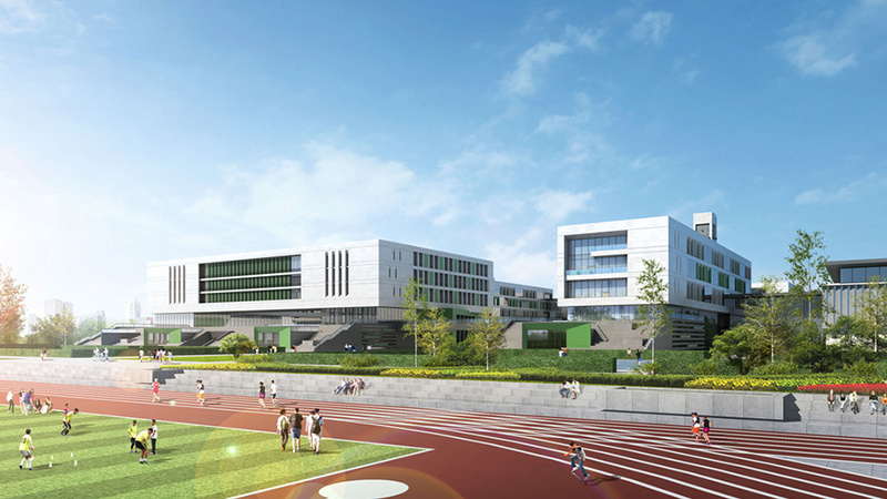 学校建筑外观设计案例效果图-10