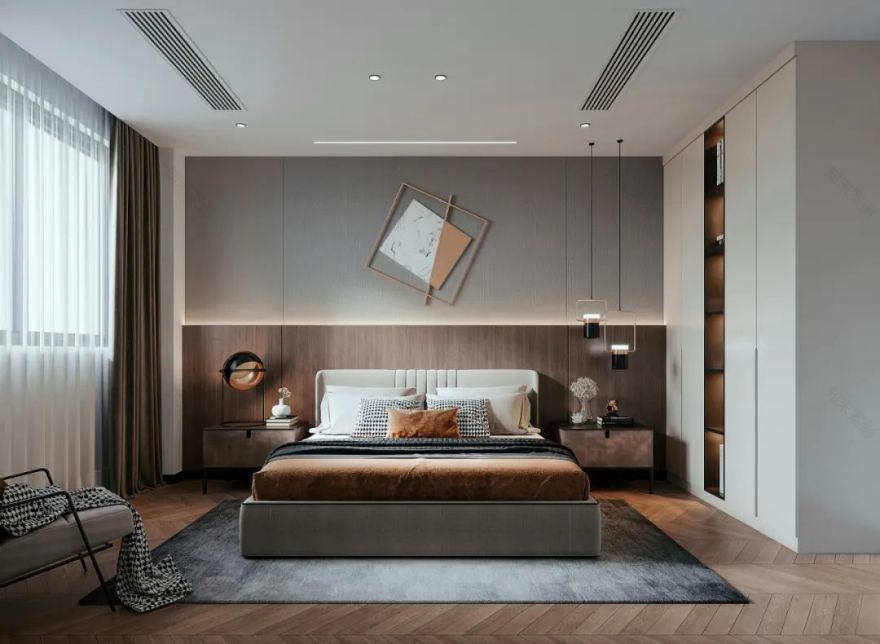 《意美•拾光》 | 极简轻奢,咖色系的四口之家-44