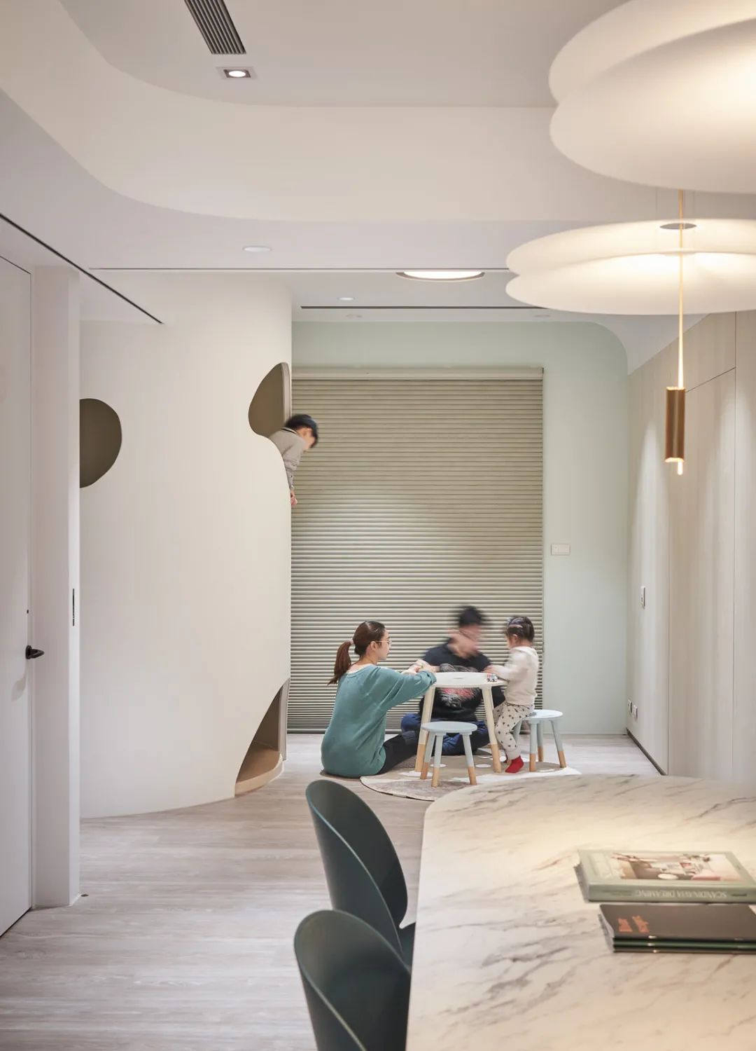 史上最“凶残”偷面积！19.8㎡爆改成5层别墅，7个房间轻松装下一家六口-141