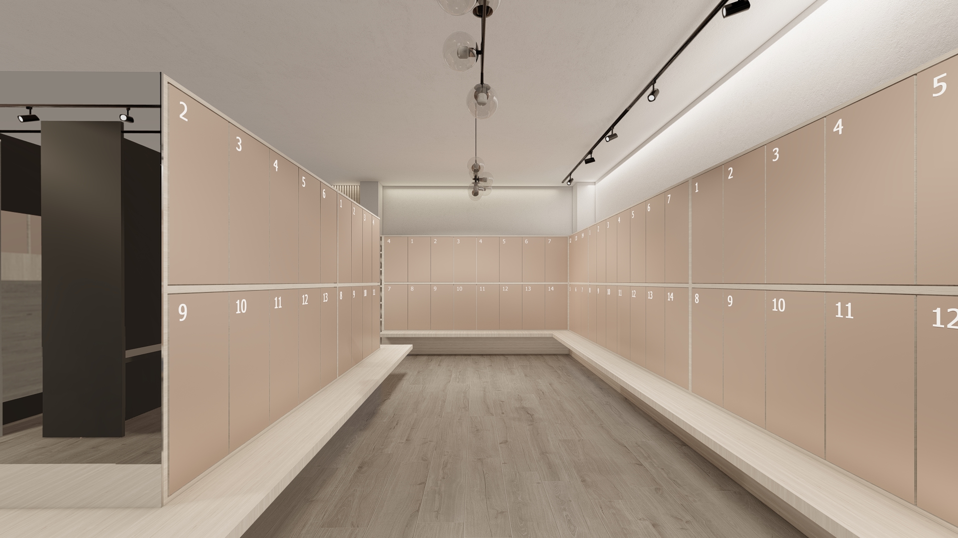 Women's fitness locker room-1