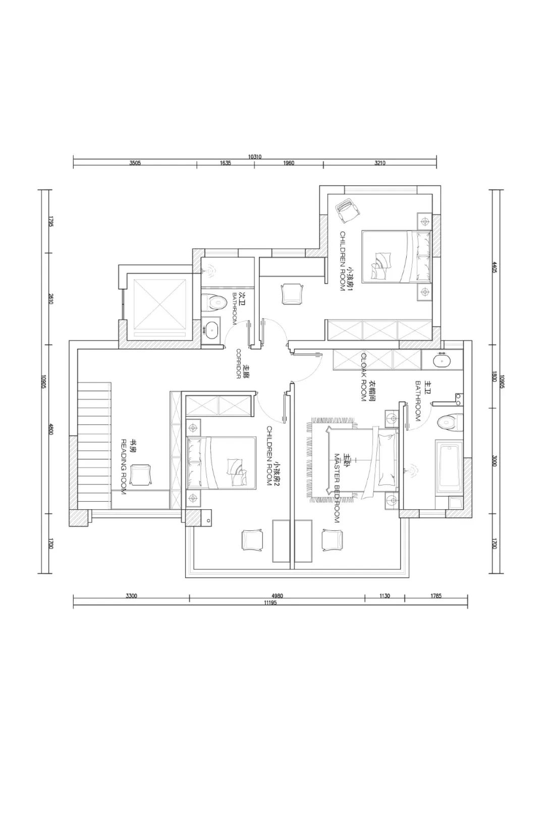 自然风御璟湖山复式住宅设计丨中国重庆丨重庆琢信装饰有限公司-39
