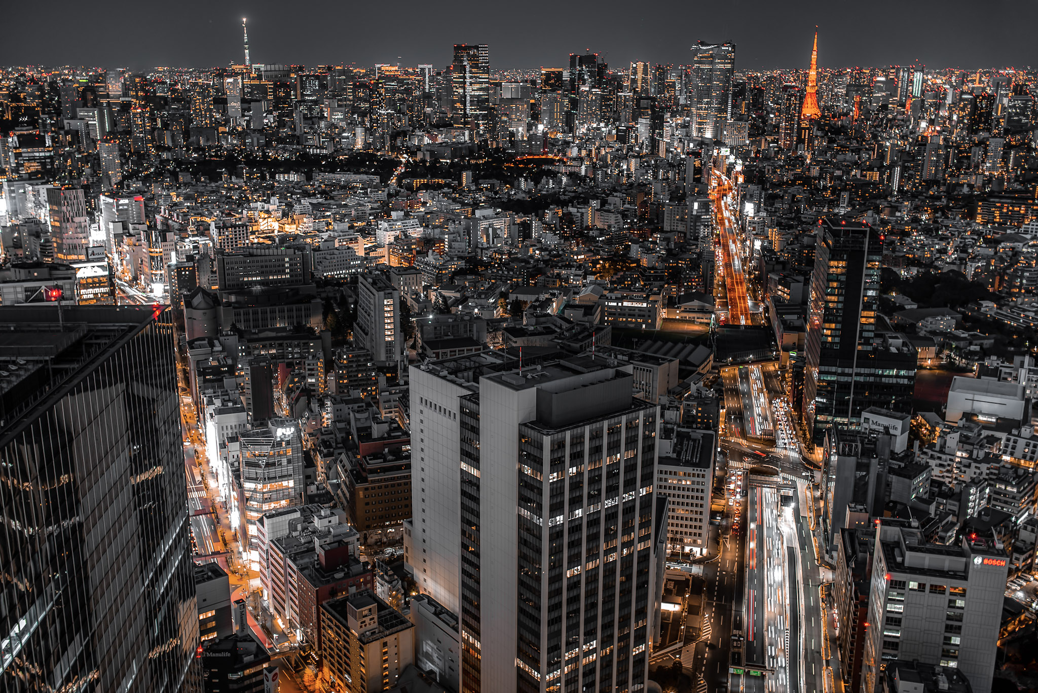 Urban night in Japan-5