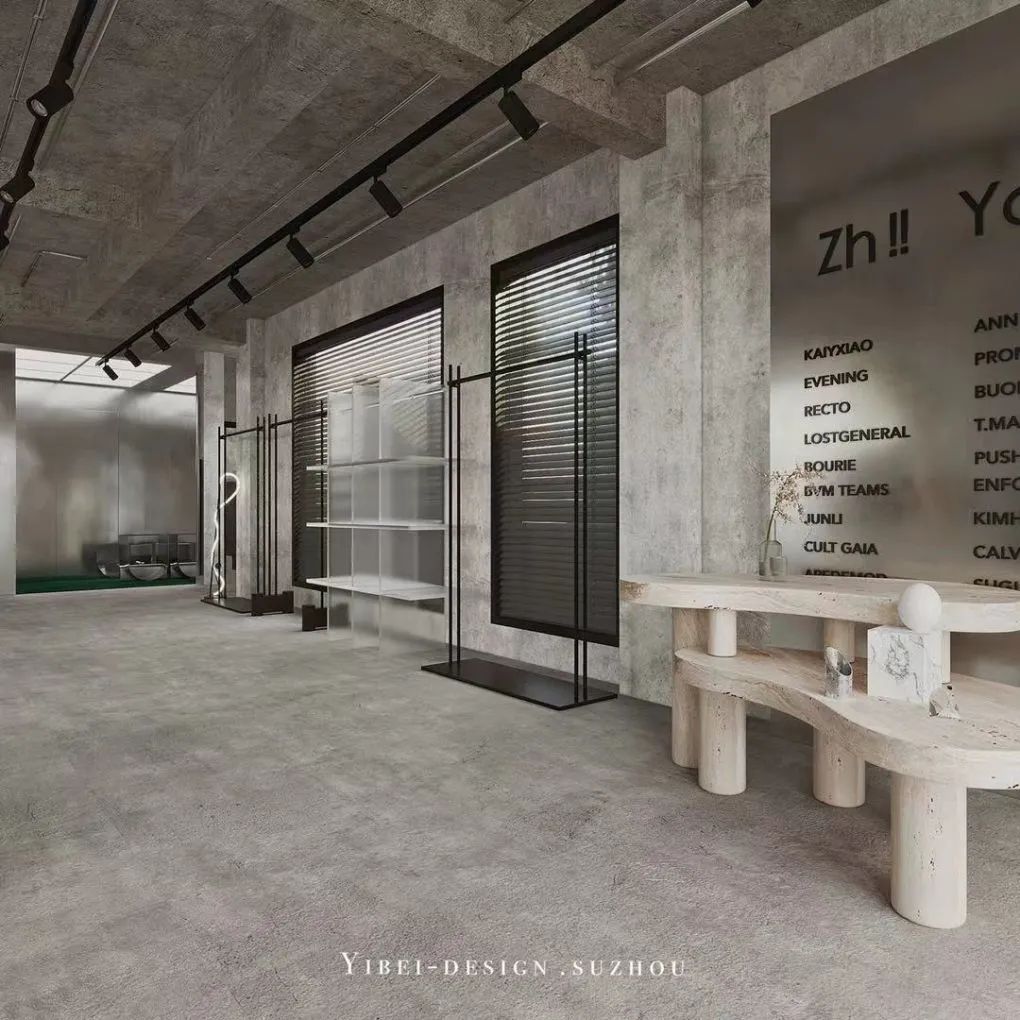 工业风混搭中古商业空间设计丨中国苏州丨一贝设计-23
