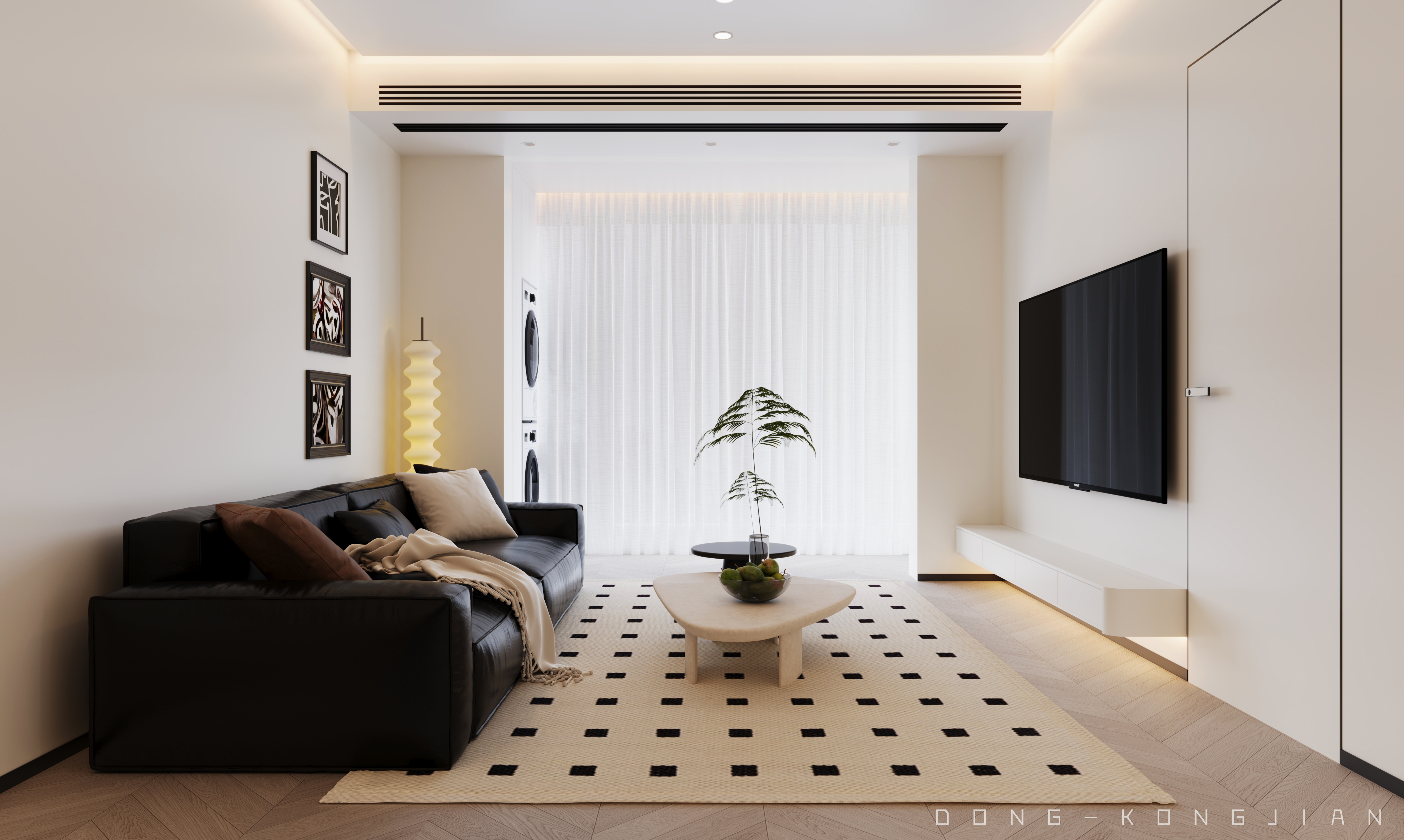 现代简约室内设计丨源白设计-0