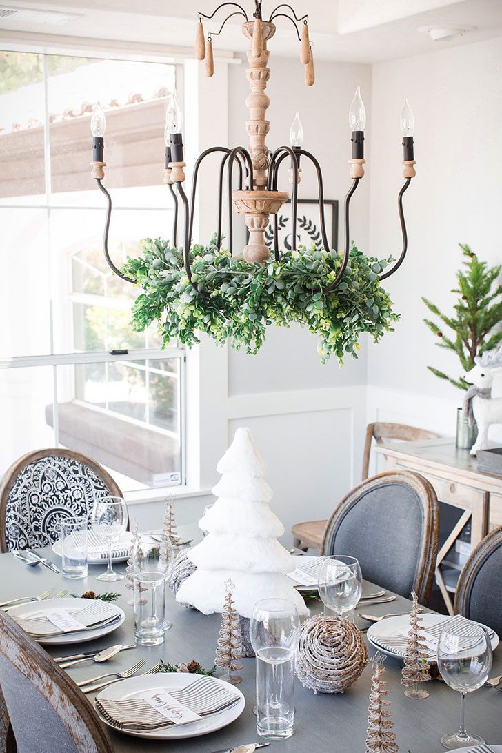 德州自然风白色圣诞家居设计-19