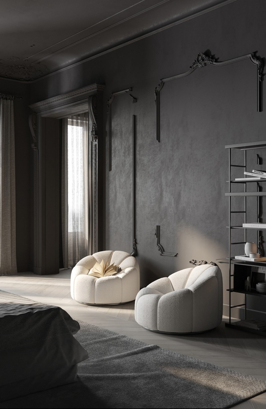 单色极简主义表达 · VIAN AA 内部设计丨俄罗斯顿河畔罗斯托夫丨Aleinikova Alina-74