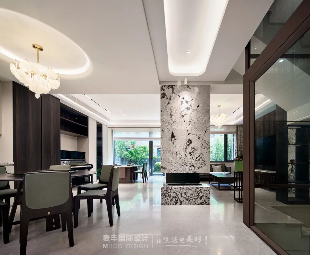 MHOO|市心府360㎡现代风：木中藏雅，无序藏奢-15