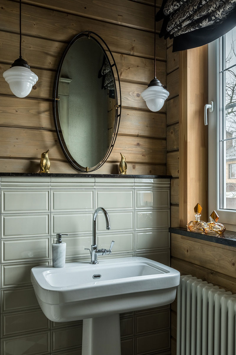 莫斯科郊区温馨木屋别墅设计-7