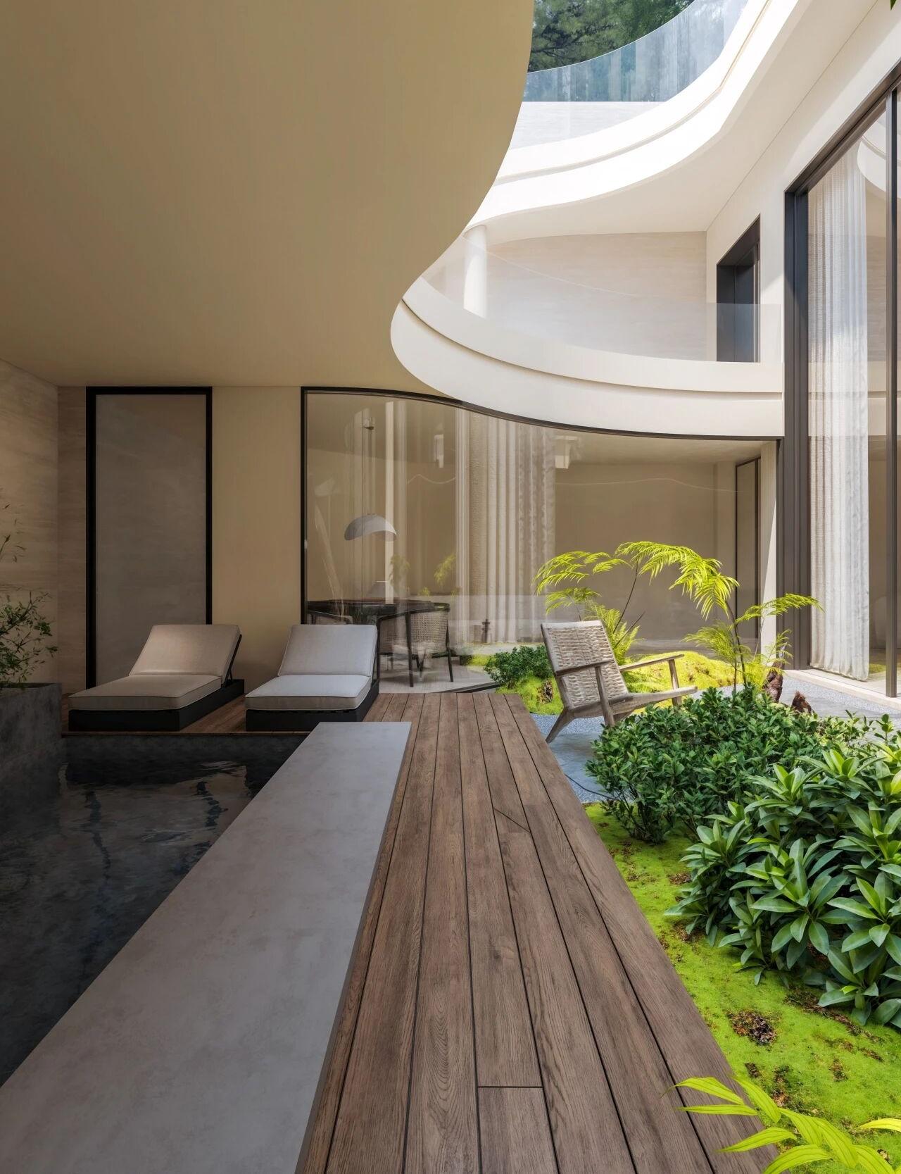 美及设计 · 重庆紫檀庄园1300m²曲境别墅丨中国重庆丨美及空间设计-23