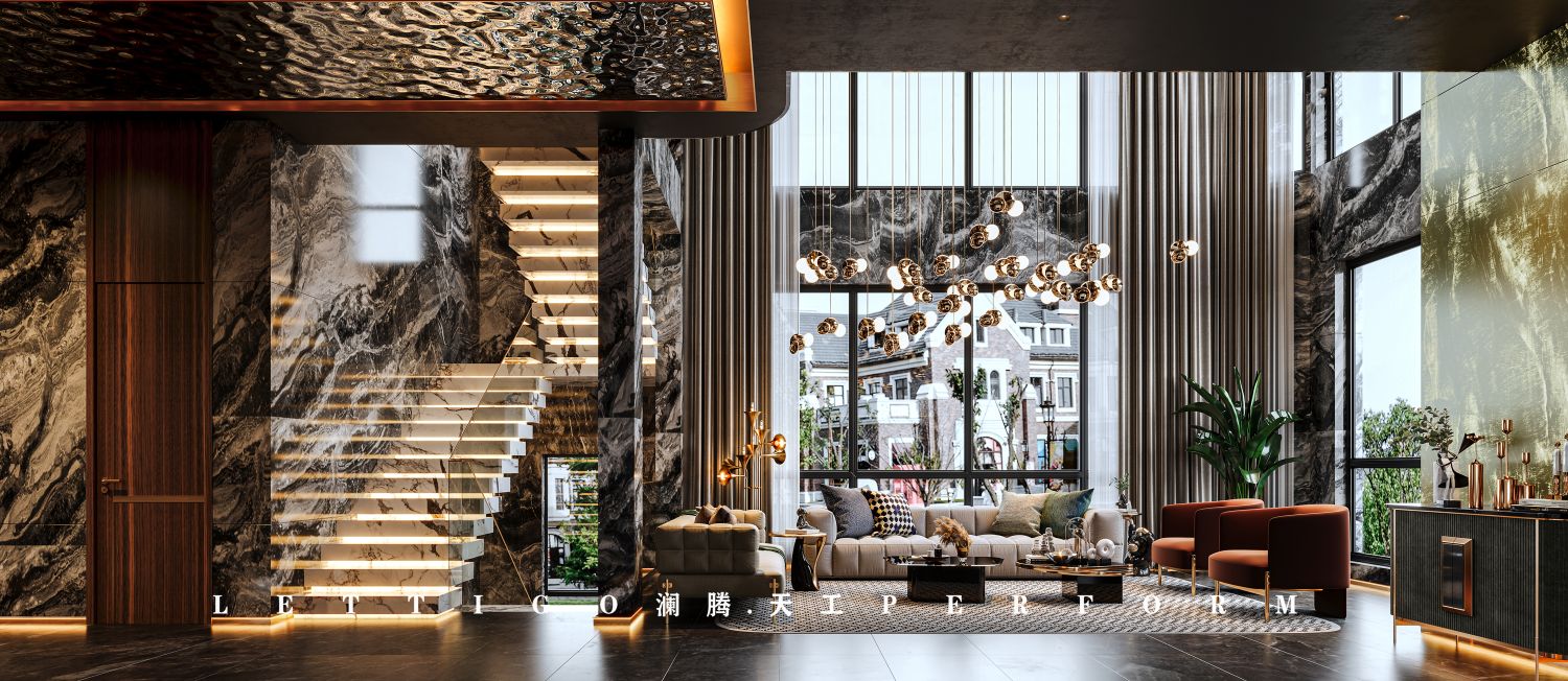 沉稳而不沉闷，奢而不俗的极致港式奢华别墅豪宅系列-8