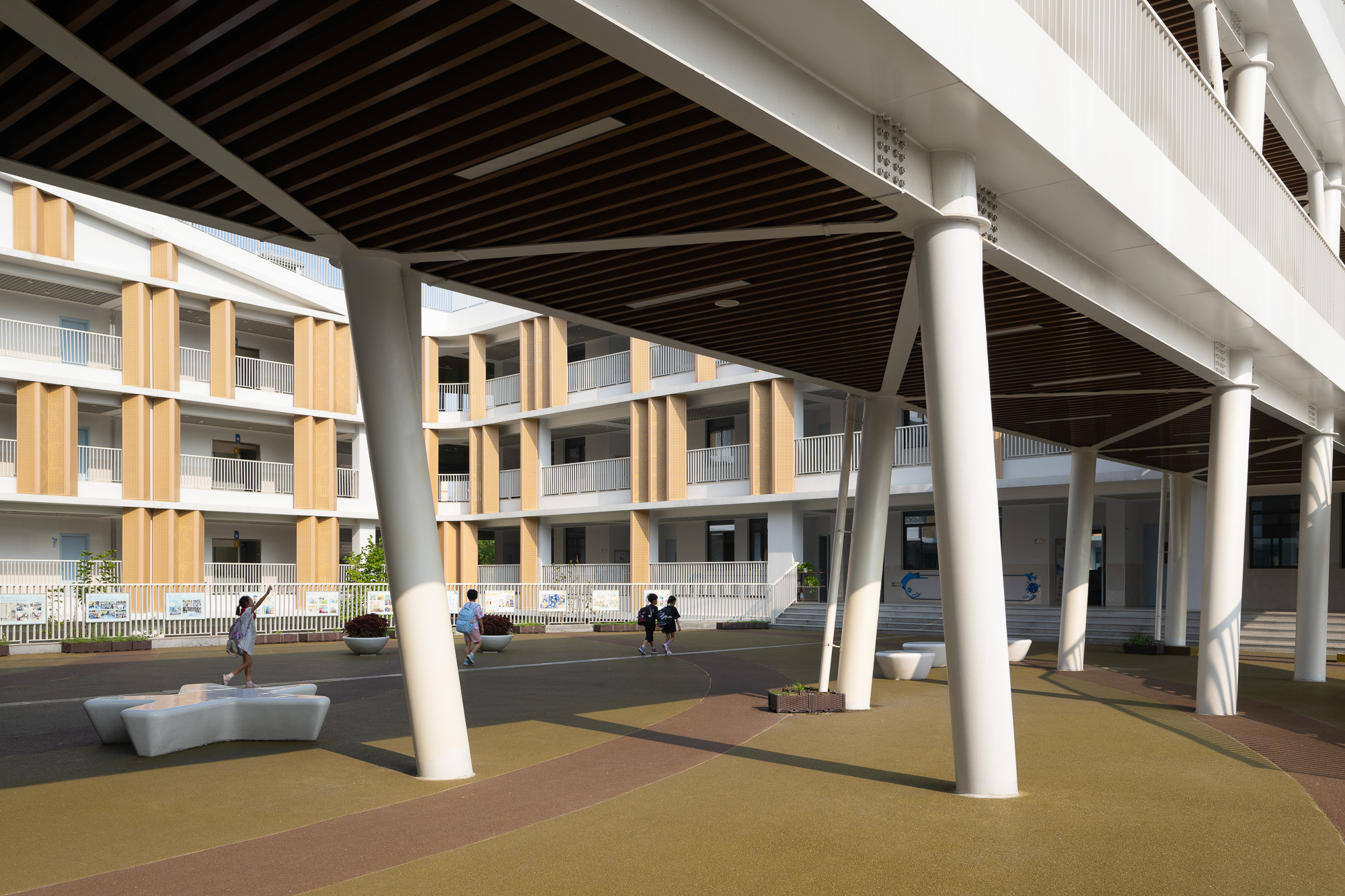 浙大院新作：以阶梯弥合边界，杭州市上塘单元小学 -16