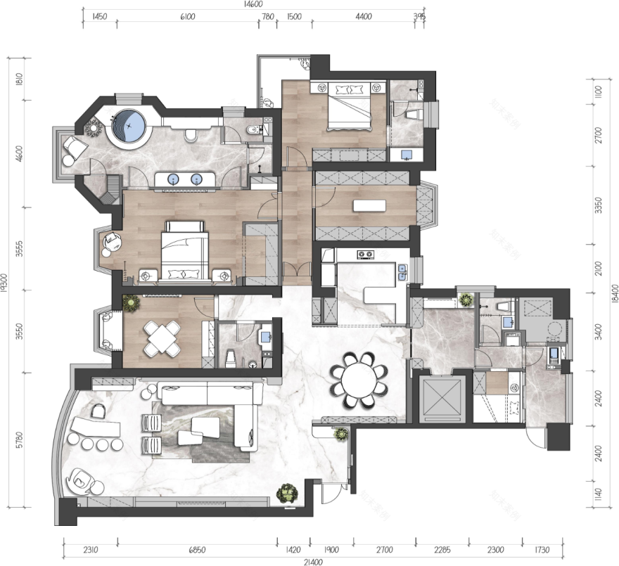 星空豪宅丨中国福州丨JKD 间空设计-5
