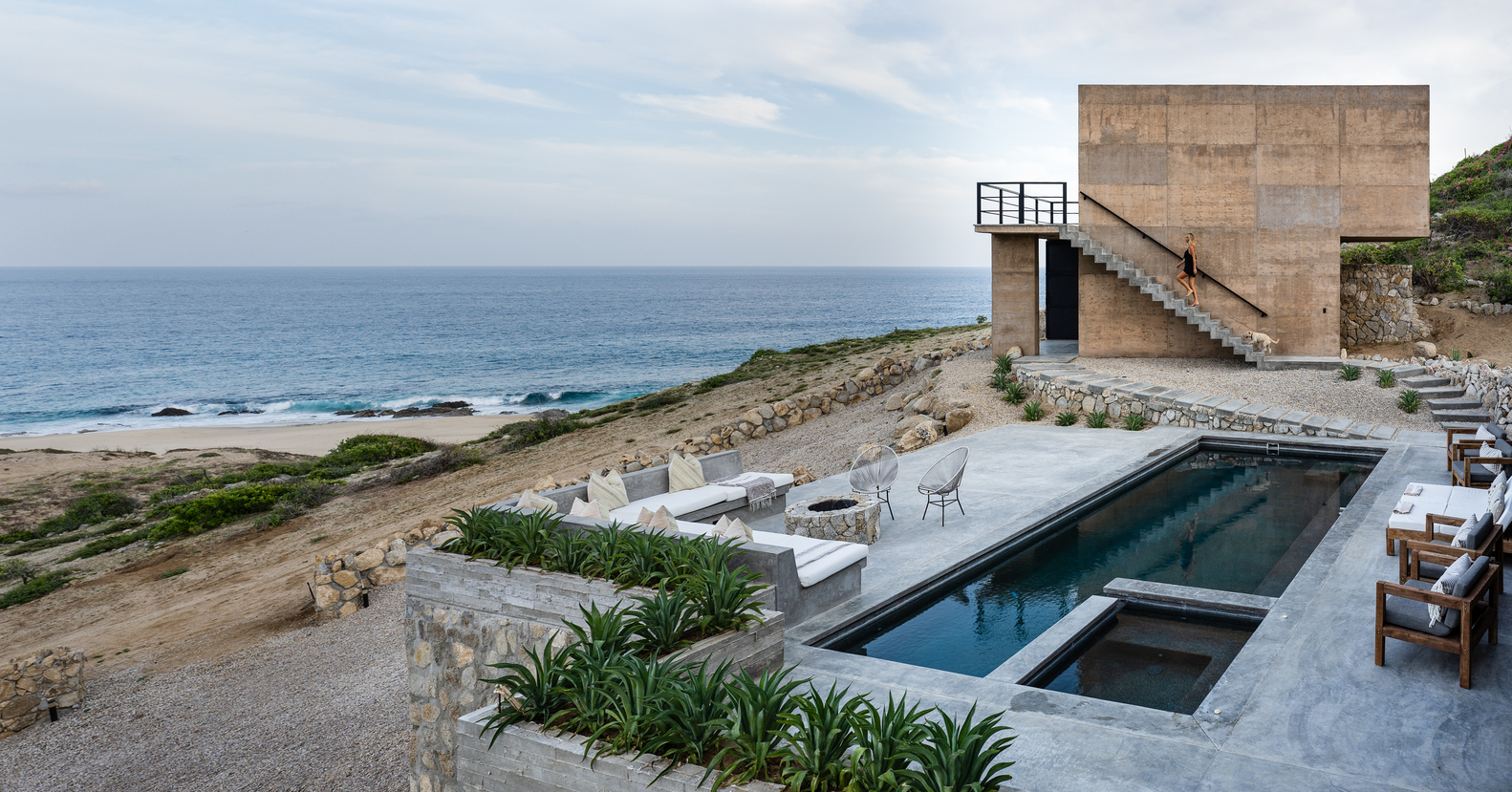 墨西哥阳光海滩现代别墅-53