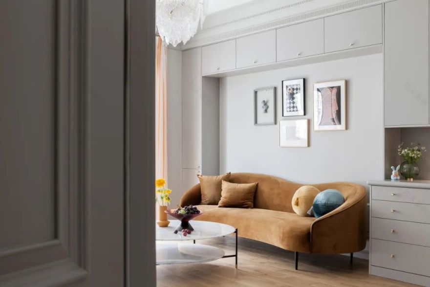 厦门 65㎡老旧学区房爆改,焦糖玛奇朵优雅轻法风-24