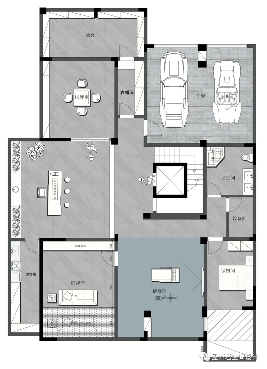 博兴名人墅 · 现代美式设计焕新生活空间丨孟丽君-48