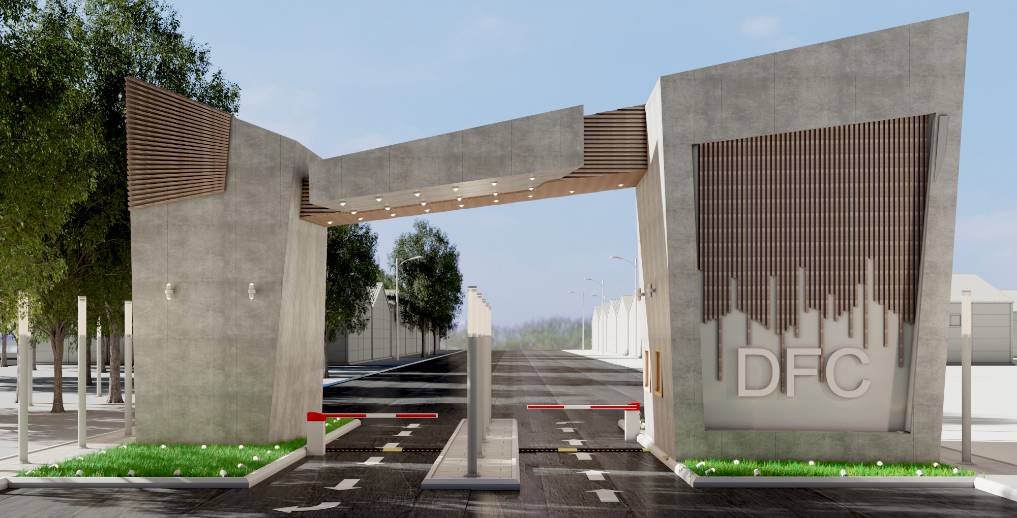 2 gates design for Damietta furniture city(Competition)-9