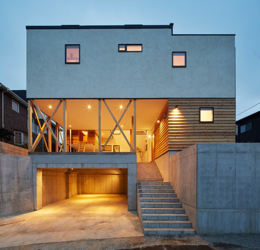 日本“吊脚楼”住宅 | 半室外空间与环保设计-18