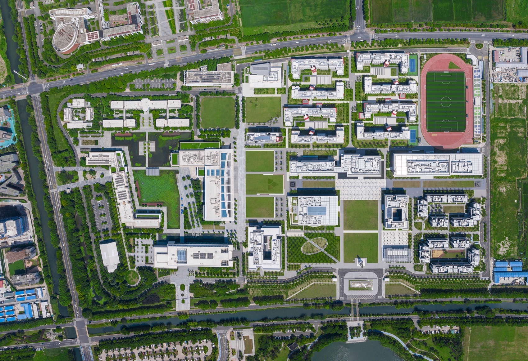 链接时间与空间的流动边界:昆山杜克大学14年生态景观设计丨中国江苏丨Futurepolis未来都市-31