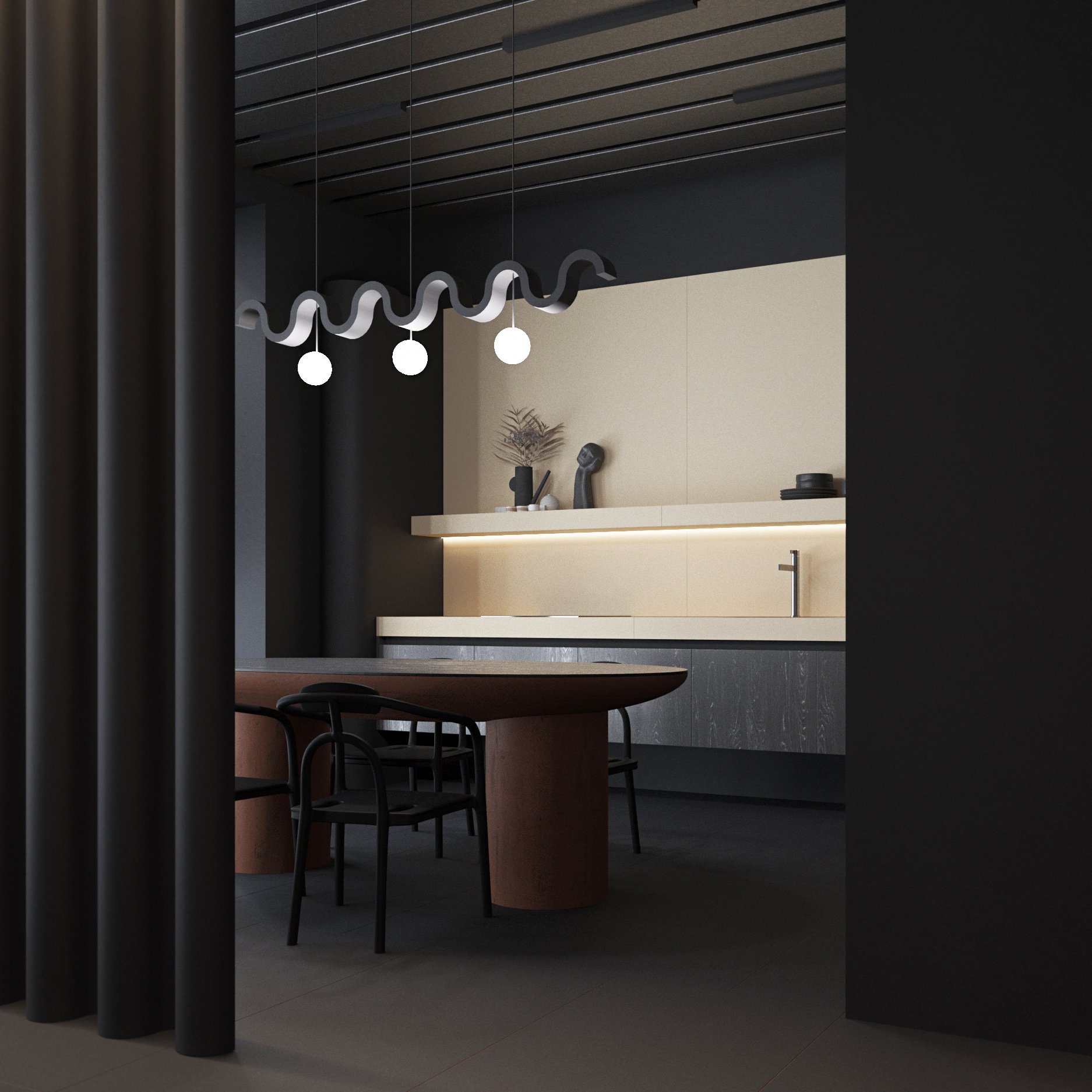 黑暗面·公寓设计丨英国伦敦-6