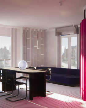 平面设计师的公寓