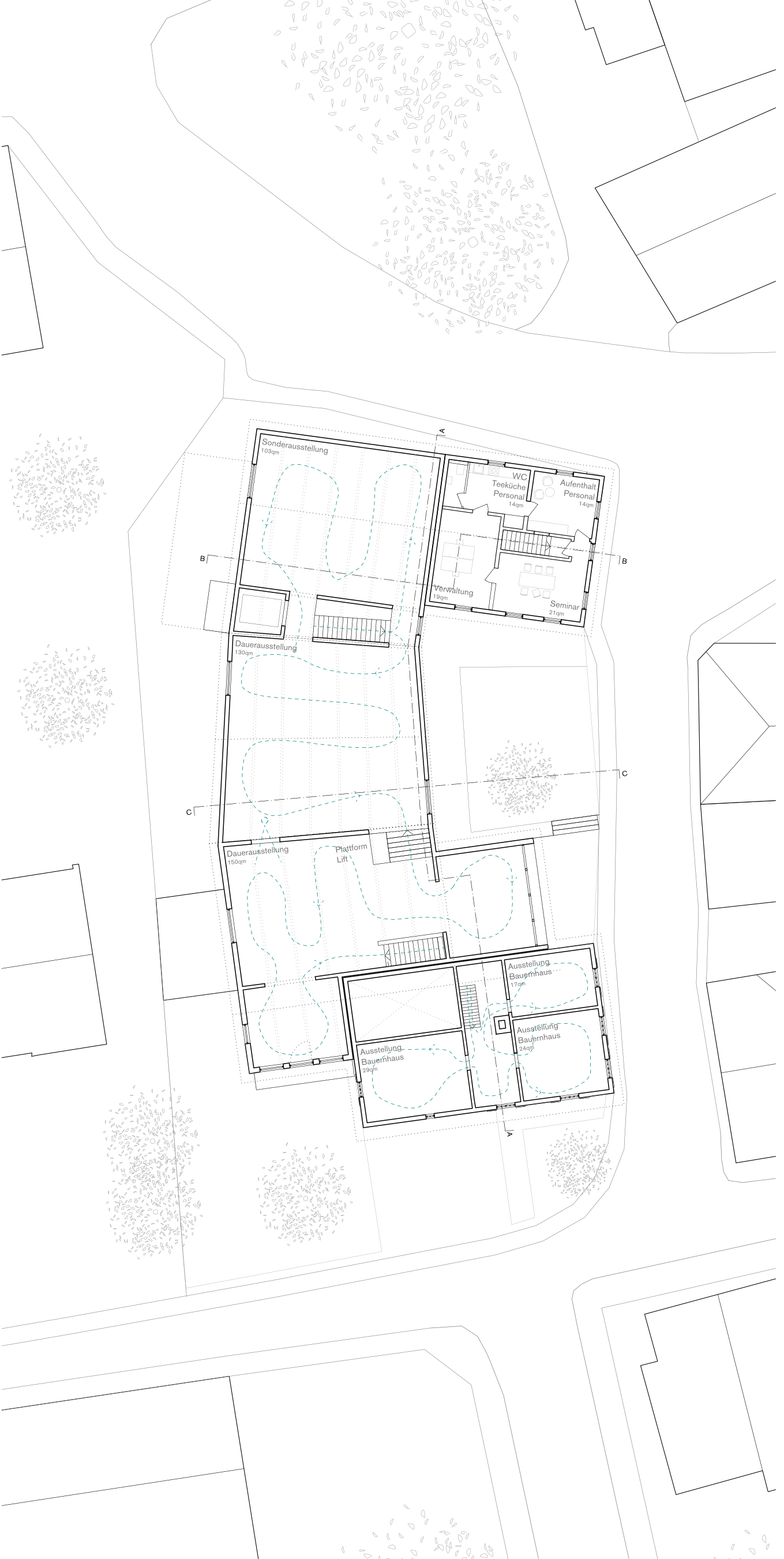 阿尔卑斯山城松特霍芬博物馆丨德国丨Andreas Ferstl Architekten-40
