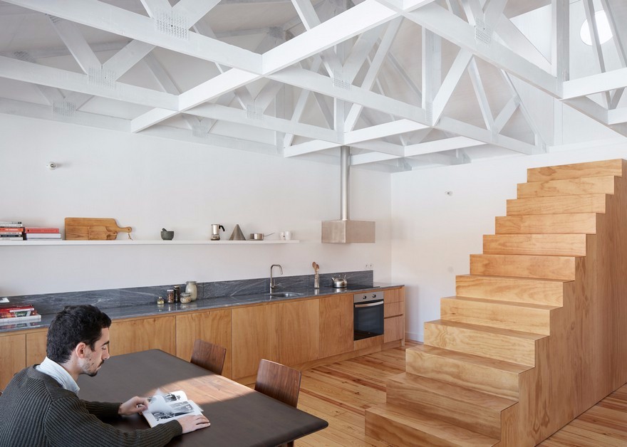 双层公寓：木楼梯作为组织元素-4