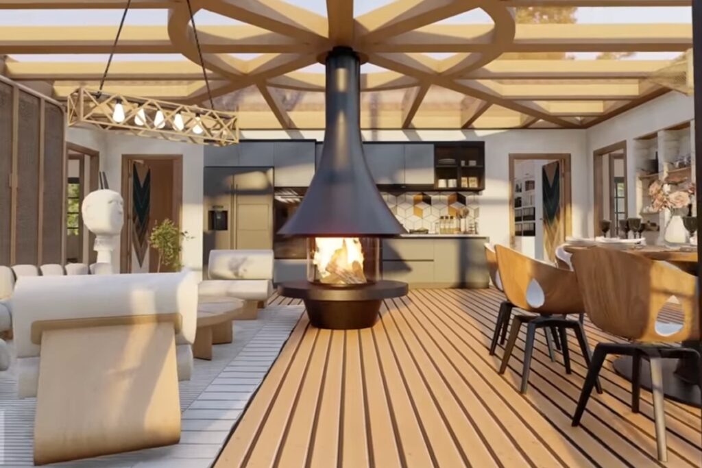 现代集装箱房屋与自然交织的生活  潮流房屋设计-7