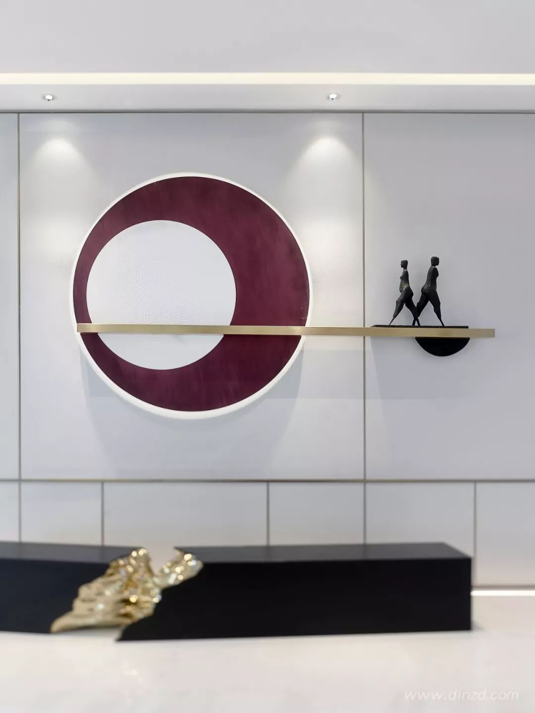 《云水谣》现代轻奢售楼处，融入自然元素，打造优雅空间-13