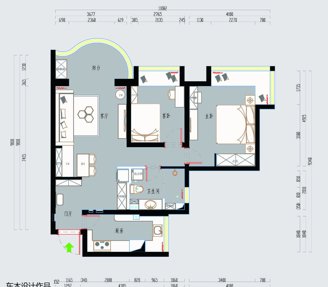 爱转角遇见家 | 紧凑户型设计典范-25