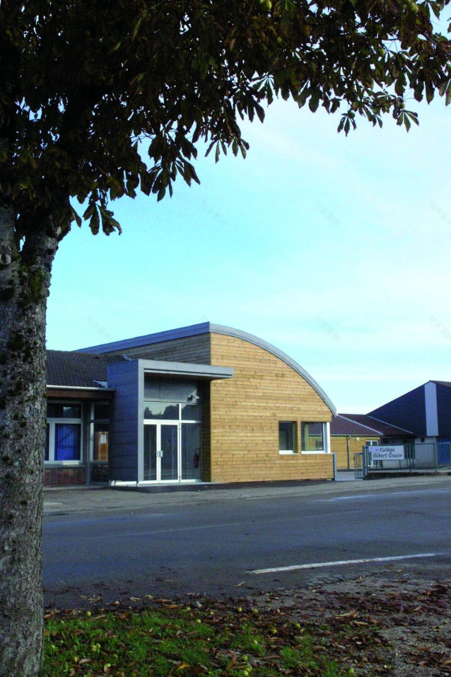 Collège Gilbert Cousin学校部分改造及整合项目丨BOIS Frédéric(建筑师)-8
