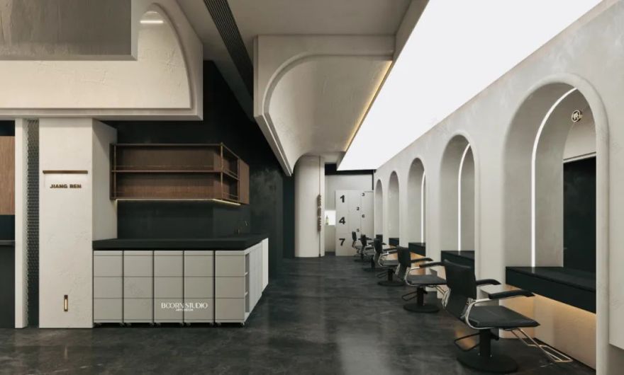 用剪子修出的空间丨匠仁美发-37