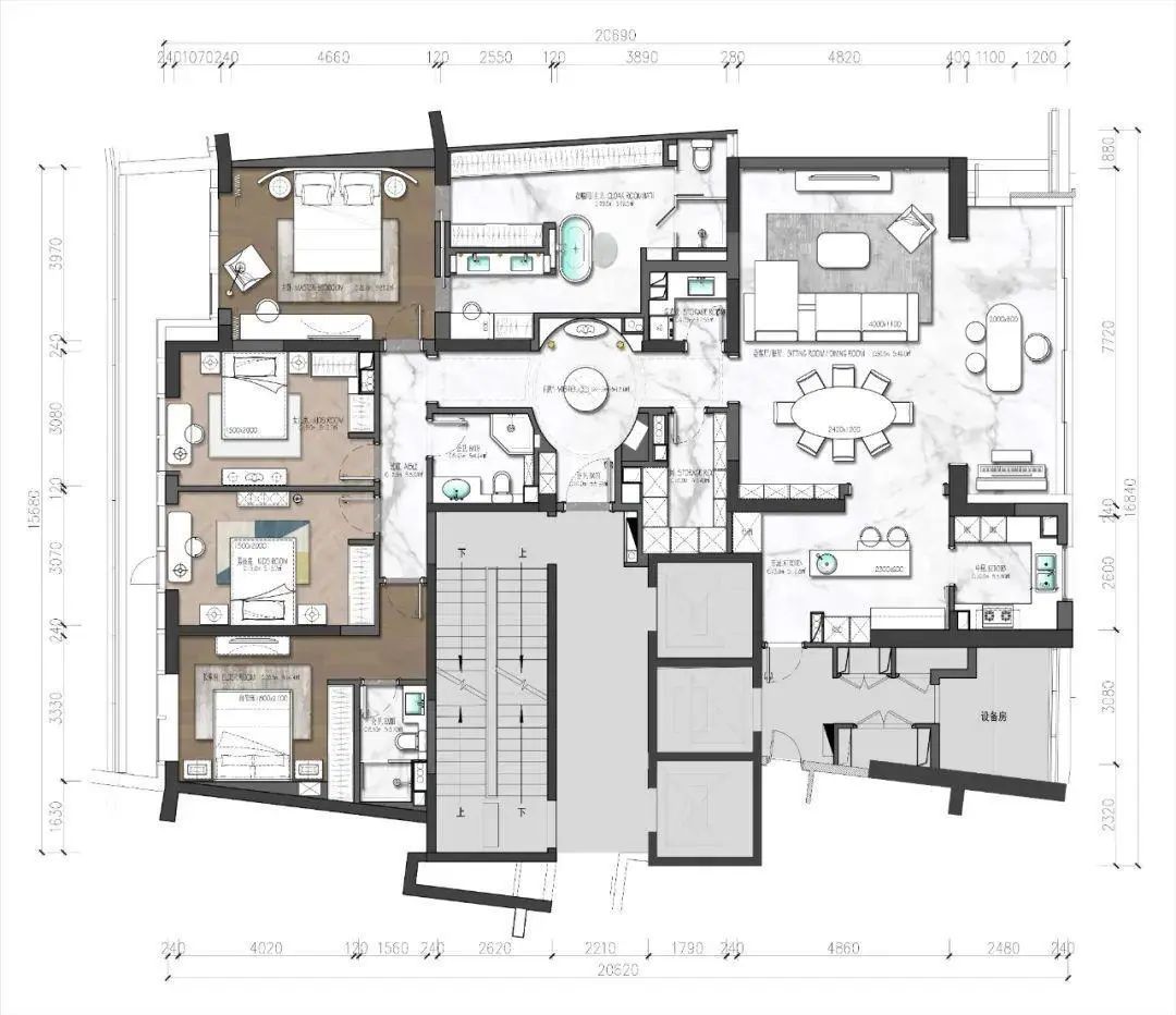 上海黄浦湾私人住宅设计丨中国上海丨LSYD.STUDIO,略壹工作室-4