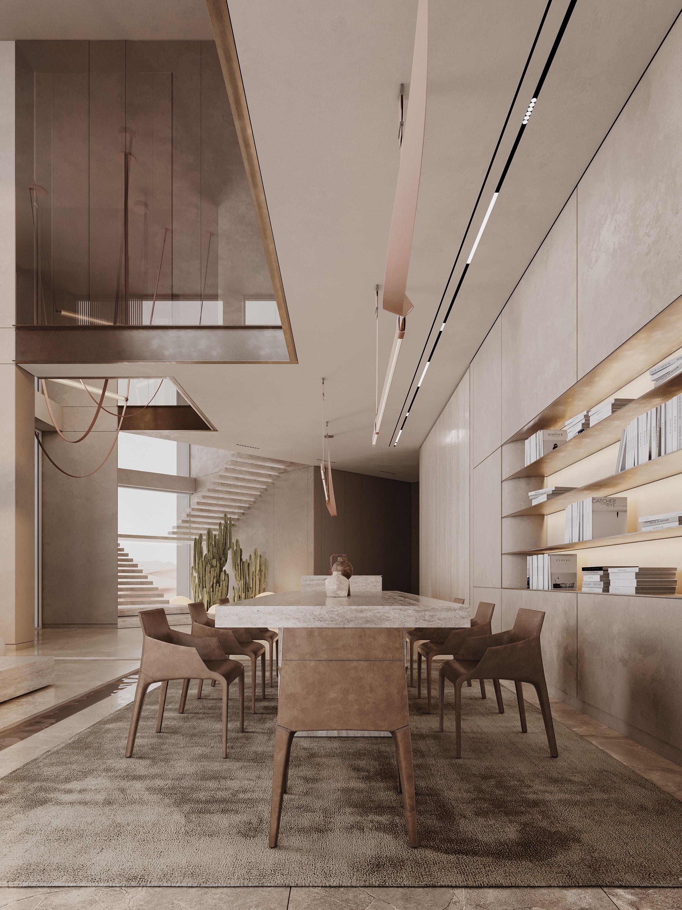 高级素色+木质风 别墅设计！-16