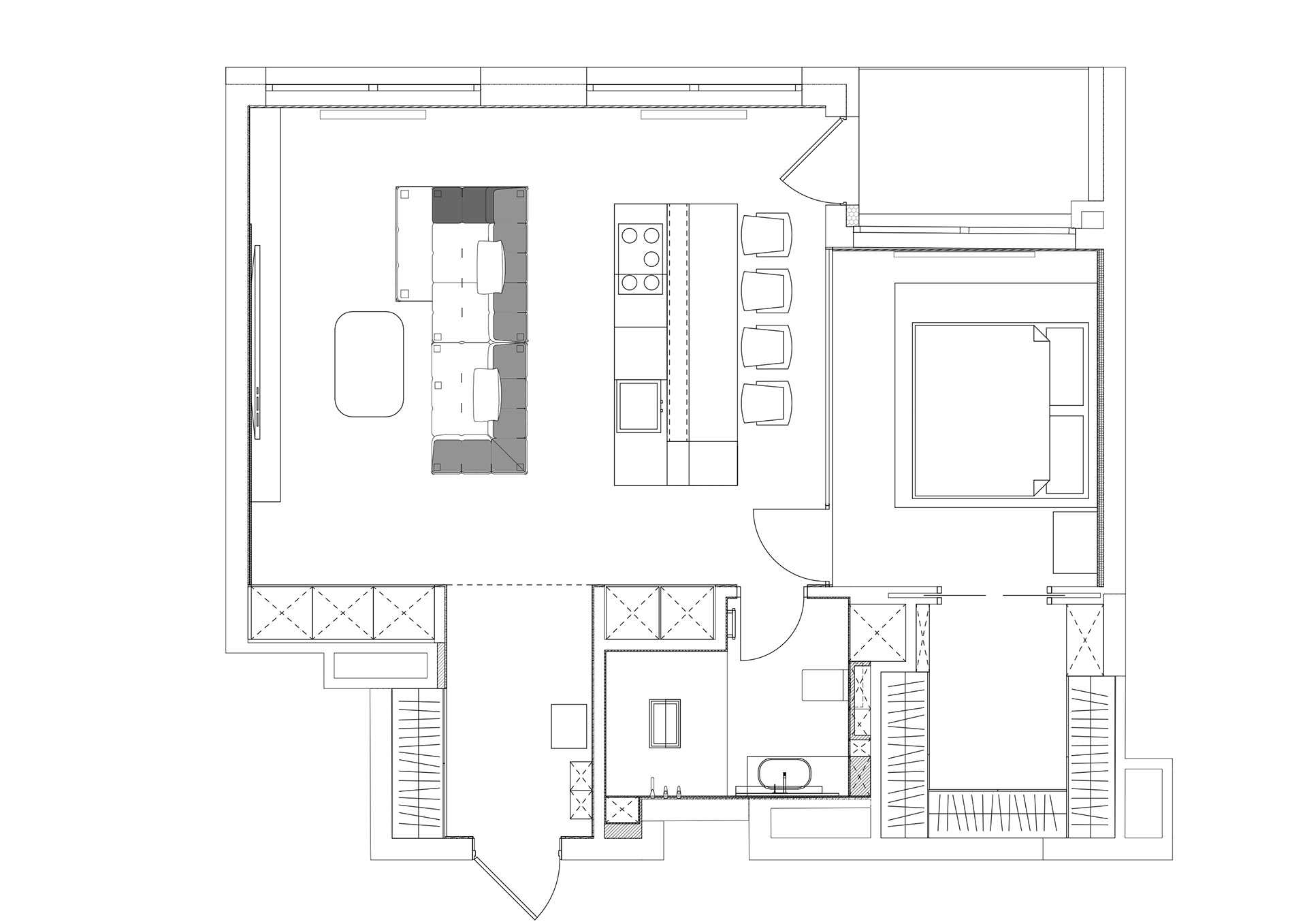 紧凑型公寓丨乌克兰基辅丨Taras Kaminskiy-36