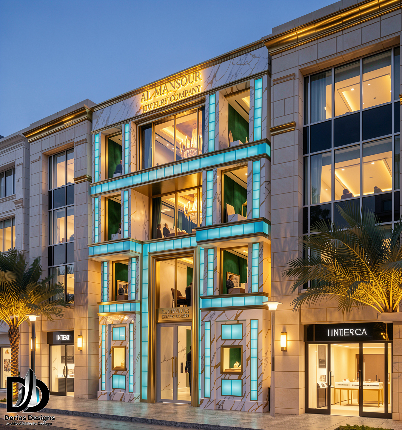 Al Mansour Jewelry | Luxury Commercial Facade - Iraq-4
