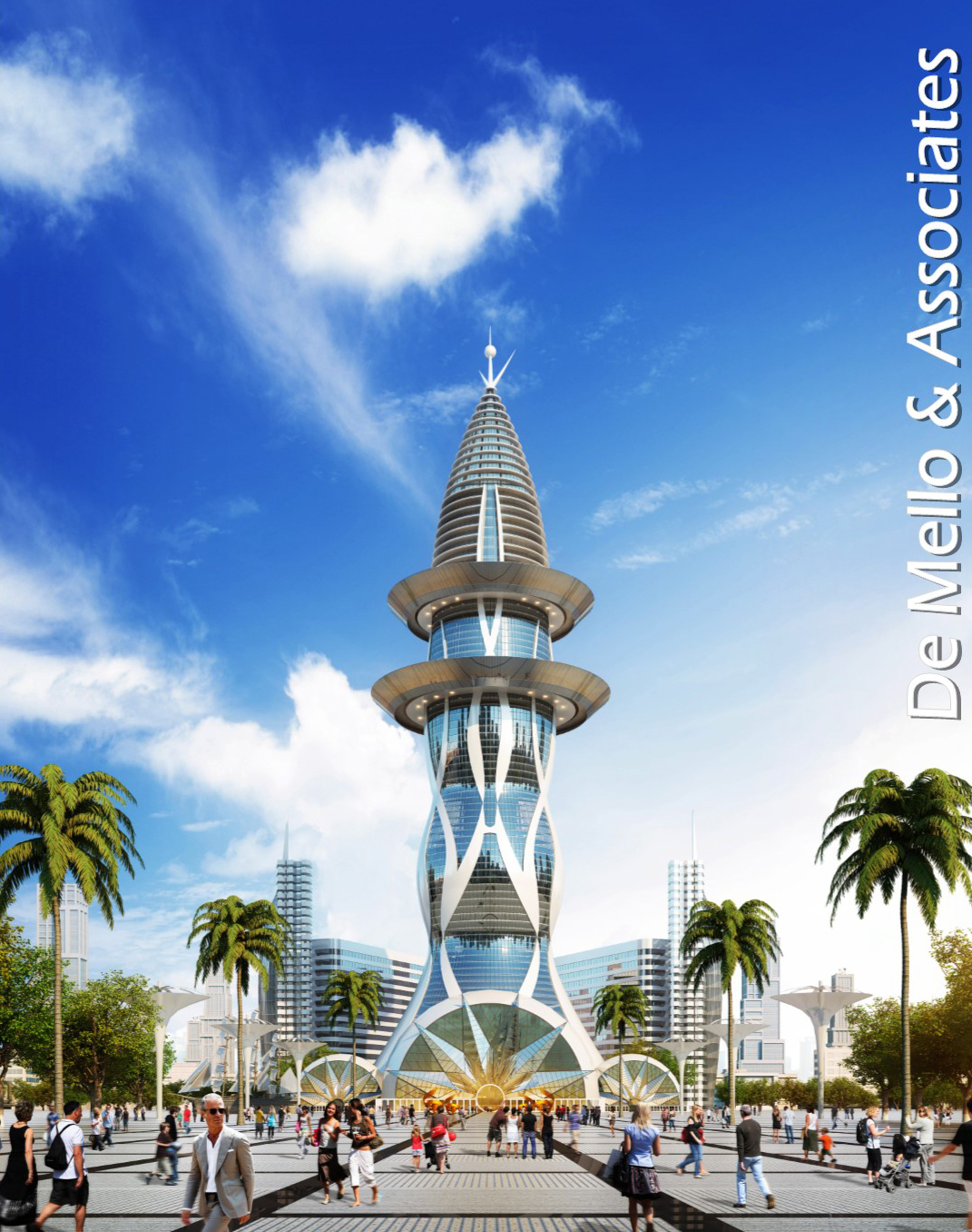 VivoMar · 绿色环保的未来办公餐饮酒店综合体设计-41