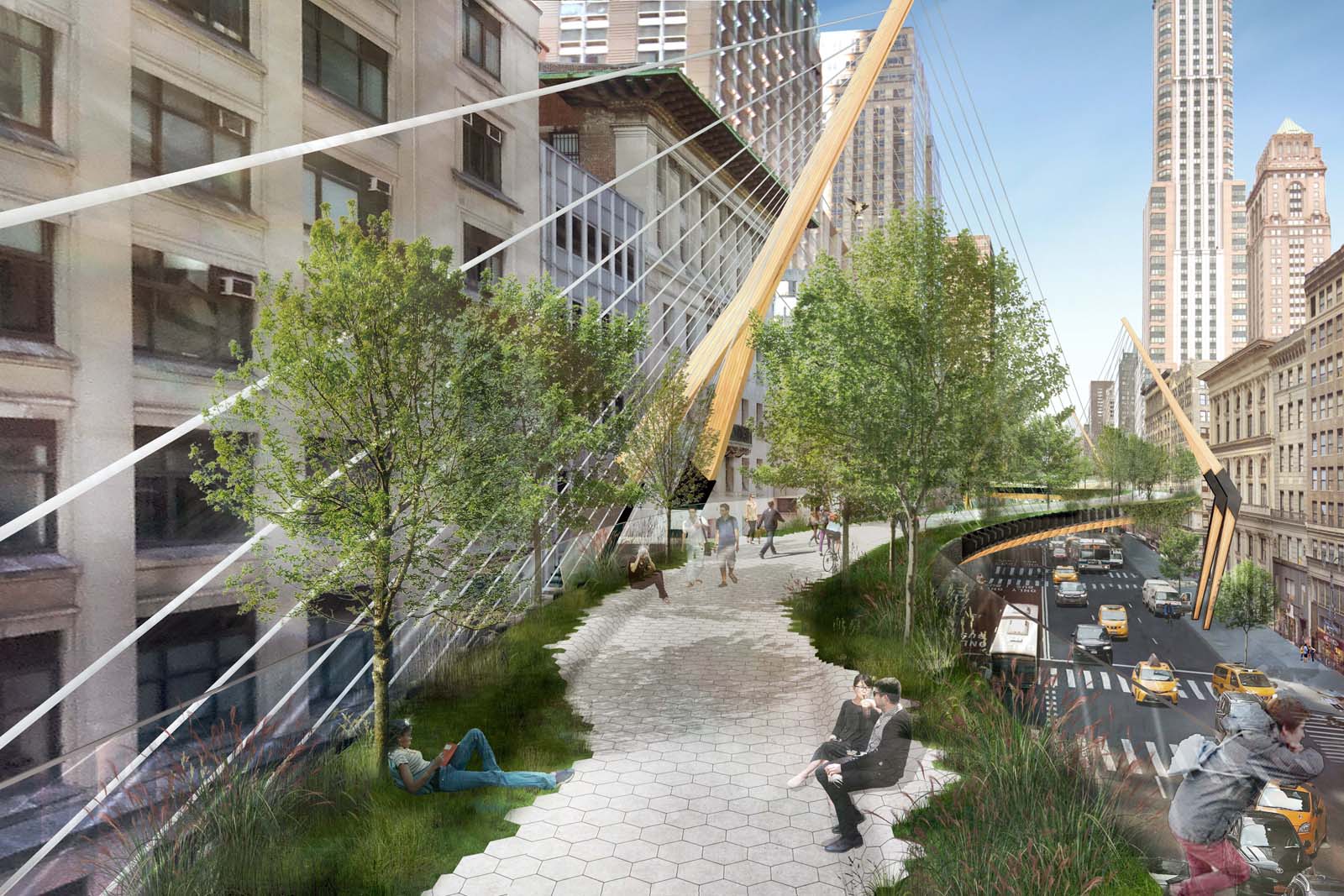 天空漫步人行步道丨美国曼哈顿丨DFA-0