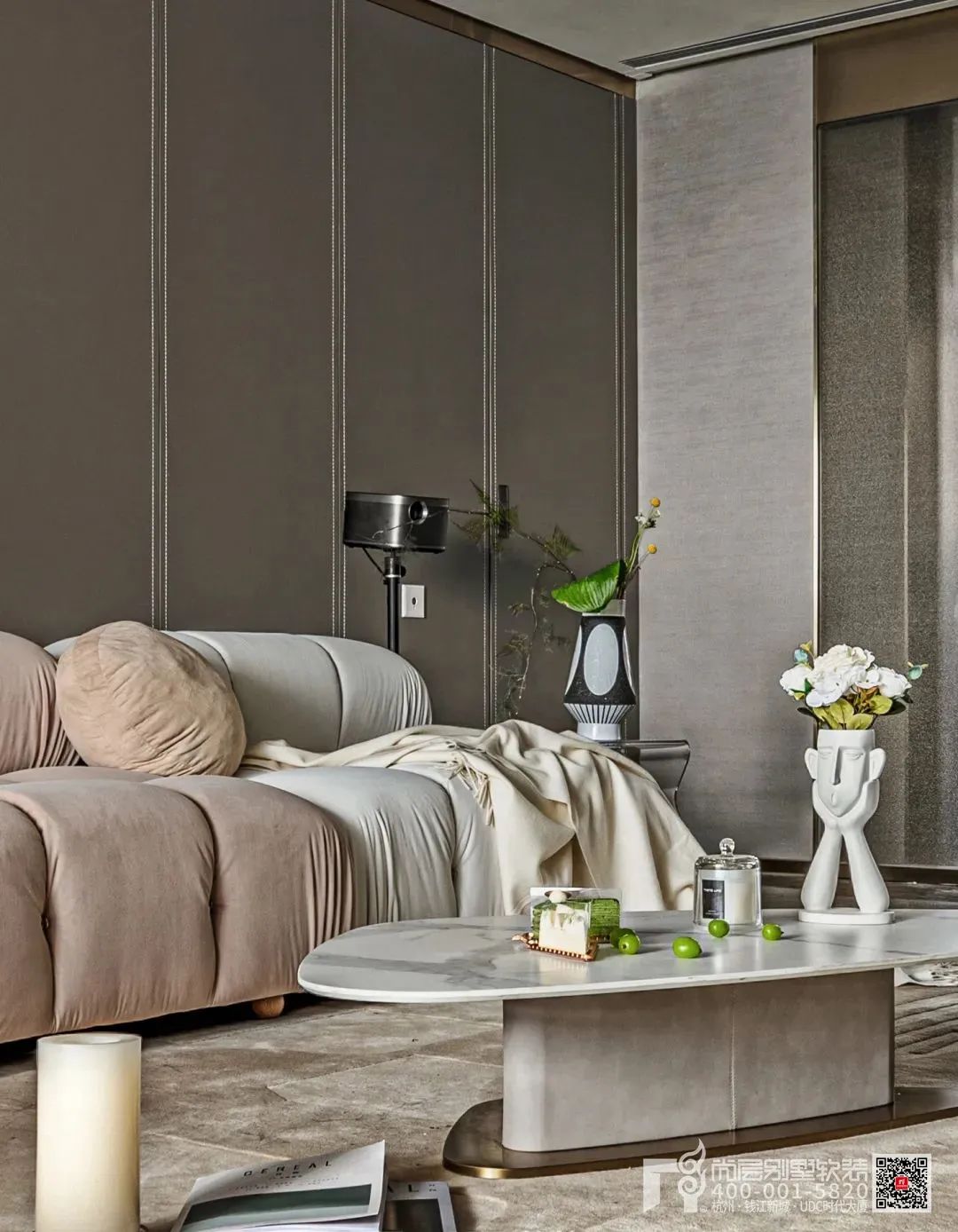 藕粉色温柔空间丨中国杭州丨杭州尚层装饰-15