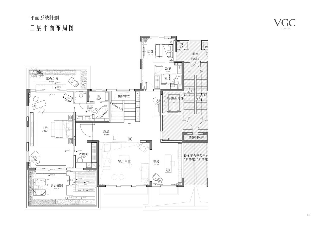 顶层超级豪宅580M2概念方案+施工图-5